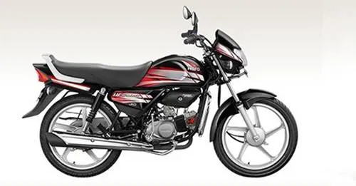Hero HF Deluxe Self Start Drum Brake Alloy Wheel BS VI image